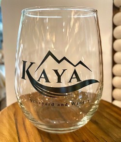 Stemless Kaya Wine Glass